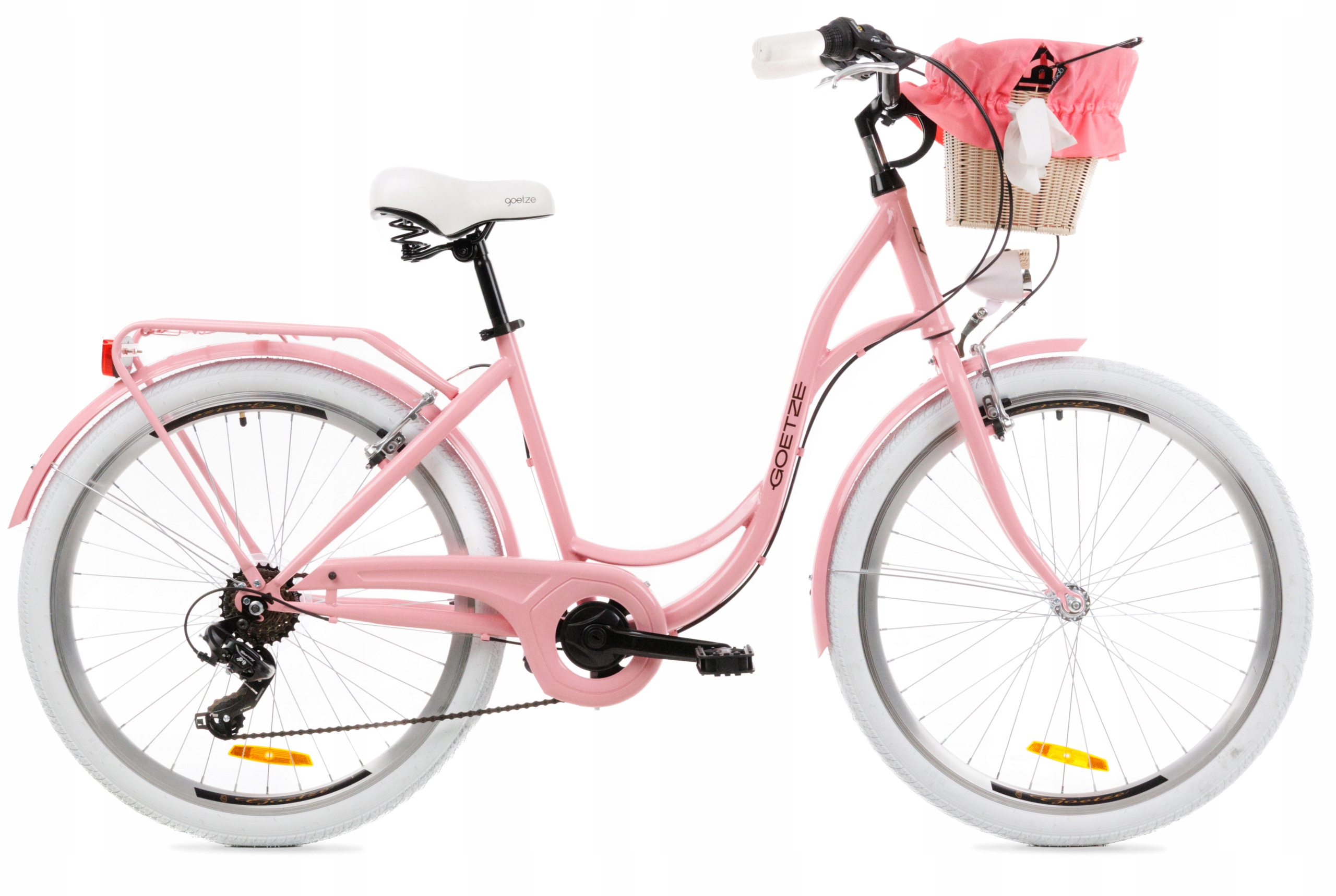 DAMSKI ROWER MIEJSKI Goetze 26 LEKKI DAMKA SHIMANO KOSZ