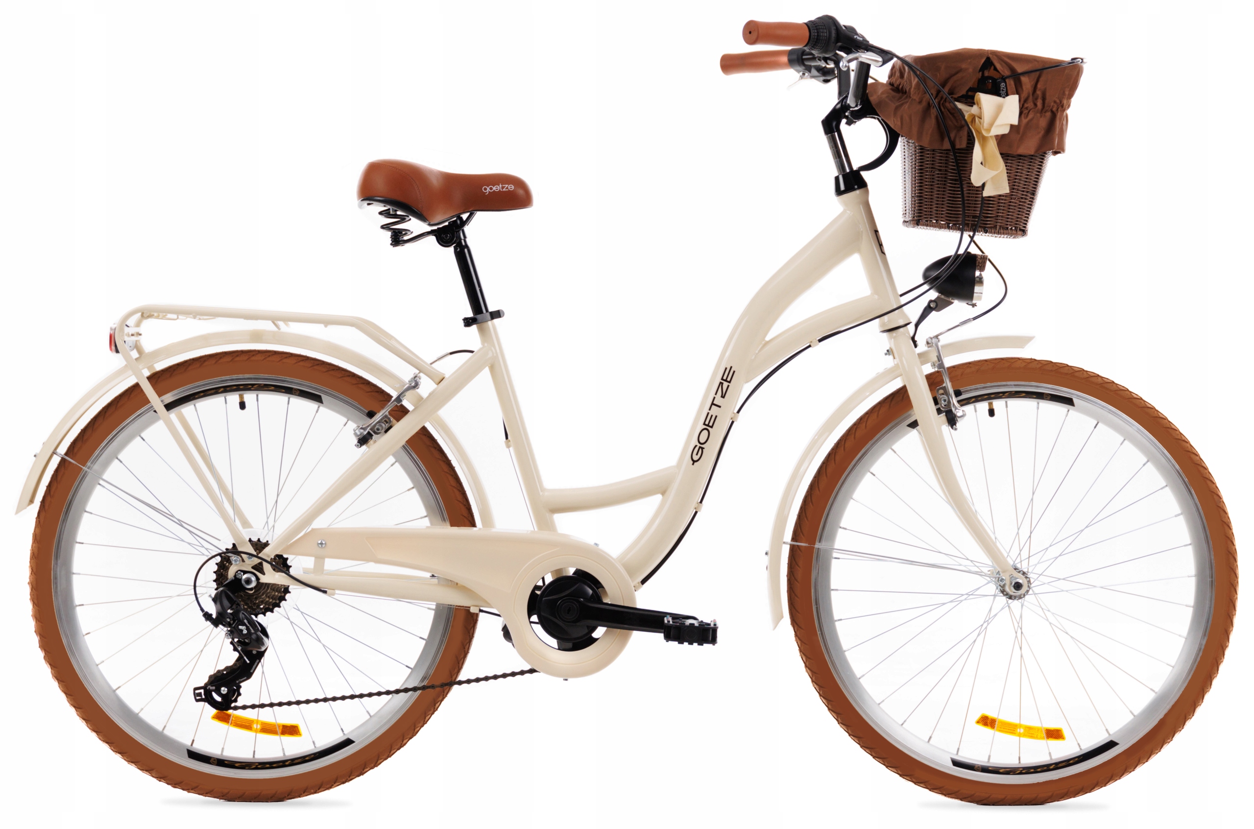 DAMSKI ROWER MIEJSKI 26 LEKKI DAMKA 6 SHIMANO KOSZ